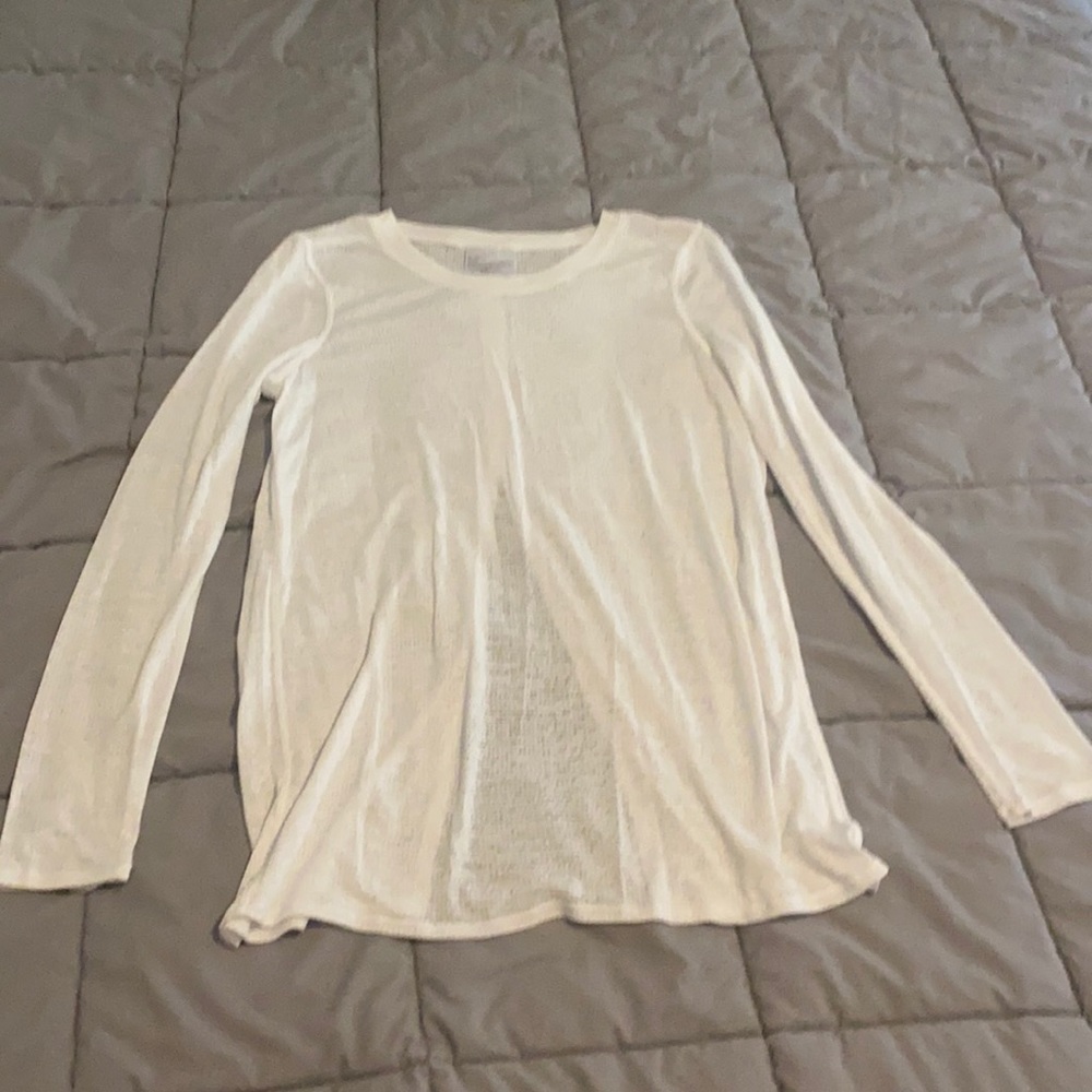 White Lululemon long sleeve